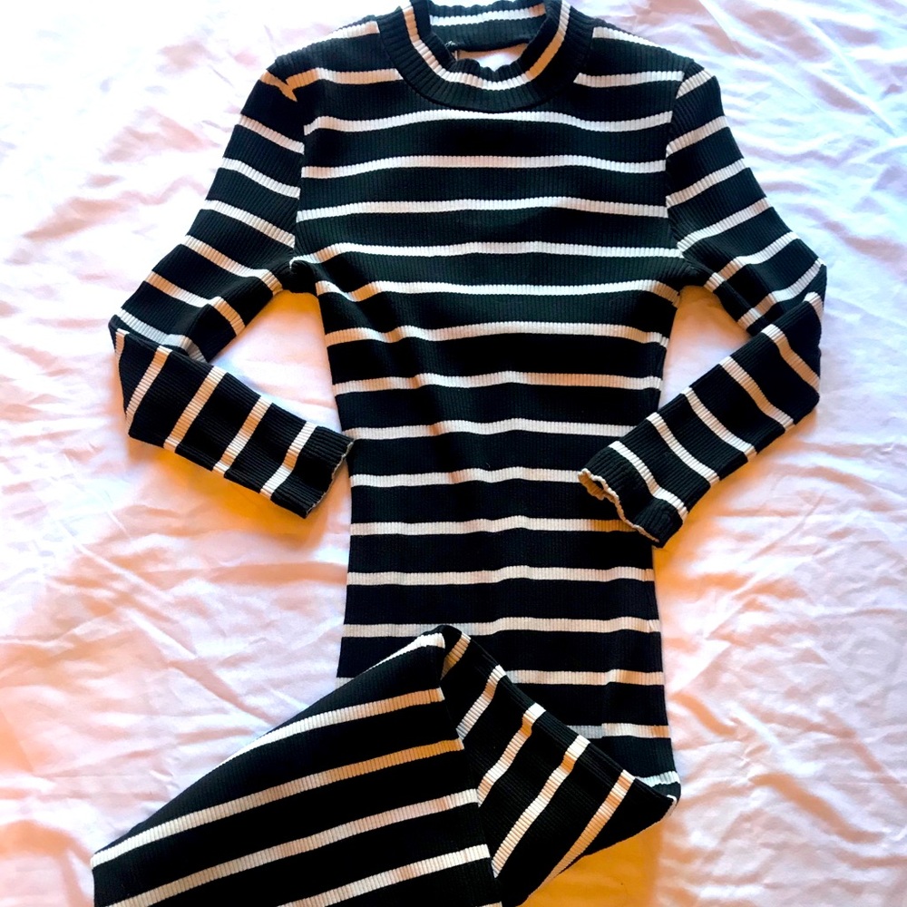Sexy Fitting Striped Dress